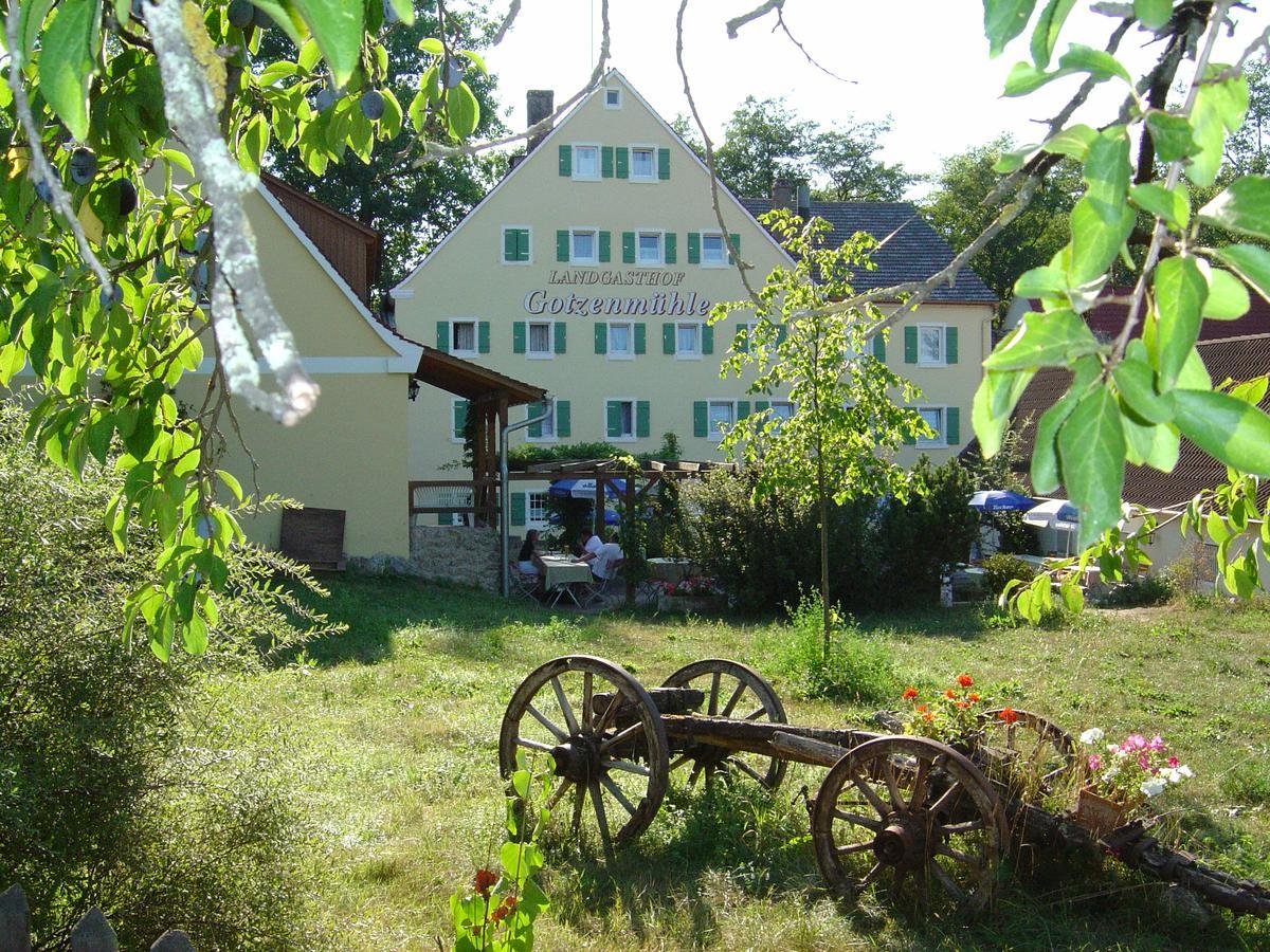 Landgasthof Gotzenmuehle Lichtenau  Экстерьер фото